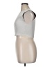 Babaton Silver Sleeveless Top Size XL - photo 5