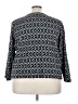 J.Jill 100% Cotton Print Black Pullover Sweater Size 4X - photo 2