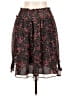 CeCe 100% Polyester Black Burgundy 3/4 Sleeve Top Size L - photo 1
