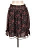 CeCe 100% Polyester Black Burgundy 3/4 Sleeve Top Size L - photo 2