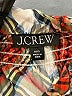 J.Crew 100% Cotton Argyle Brown 3/4 Sleeve Blouse Size XXS - photo 7