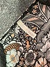 Sage 100% Polyester Paisley Floral Gray Cocktail Dress Size S - photo 4