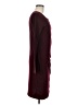 Studio Solid Burgundy Casual Dress Size M - photo 4