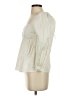 Open Edit 100% Cotton Ivory 3/4 Sleeve Blouse Size XS - photo 5