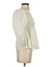 Open Edit 100% Cotton Ivory 3/4 Sleeve Blouse Size XS - photo 4