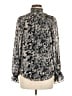Cinq à Sept 100% Polyester Silver Long Sleeve Blouse Size S - photo 2