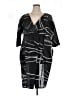 ELSEWHERE Graphic Black Casual Dress Size M - photo 1