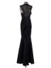 Xscape Black Cocktail Dress Size 4 - photo 2