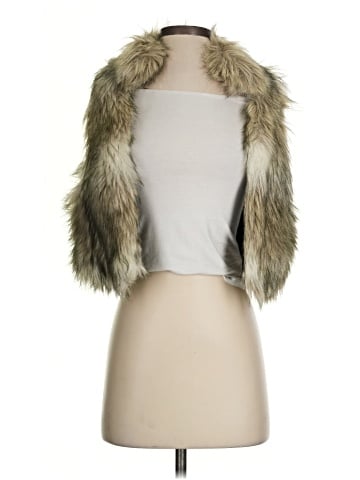 Ann Taylor LOFT Faux Fur Vest (view 1)