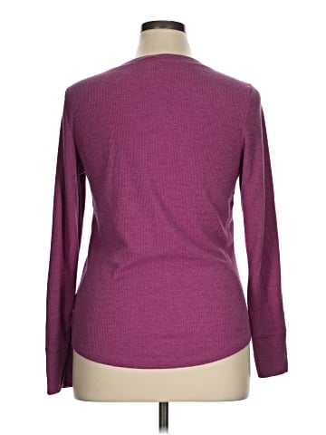 Faded Glory Long Sleeve Top (view 2)