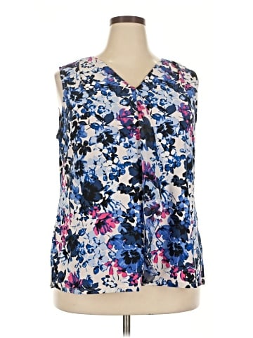 Roz & Ali Sleeveless Blouse (view 1)