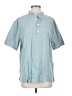 Assorted Brands Teal Short Sleeve Button-Down Shirt Size S (estimated) - photo 1