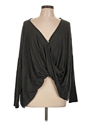 Self Contrast Long Sleeve Top (view 1)