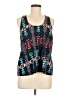 Dizzire 100% Polyester Teal Tank Top Size M - photo 1