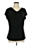 Cato Black Short Sleeve Top Size L - photo 1
