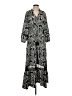 Chico's 100% Polyester Paisley Black Casual Dress Size Sm (0.5) - photo 1