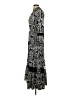 Chico's 100% Polyester Paisley Black Casual Dress Size Sm (0.5) - photo 5