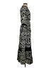 Chico's 100% Polyester Paisley Black Casual Dress Size Sm (0.5) - photo 4