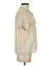 Everlane 100% Linen Stripes Ivory Short Sleeve Blouse Size S - photo 4