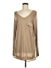 Max & Mia 100% Rayon Tan Long Sleeve Top Size M - photo 1
