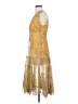 Max Studio Paisley Gold Cocktail Dress Size S - photo 5