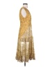 Max Studio Paisley Gold Cocktail Dress Size S - photo 4