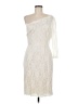 Encore 100% Nylon Ivory Cocktail Dress Size 6 - photo 1
