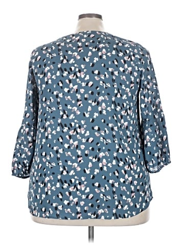 Collective Concepts 3/4 Sleeve Blouse (view 2)