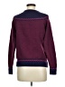 Summer and Sage Chevron-herringbone Burgundy Pullover Sweater Size M - photo 2