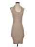 Vanessa Lab Tan Casual Dress Size S - photo 1