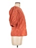 ASOS 100% Cotton Orange 3/4 Sleeve Blouse Size 8 - photo 4