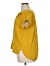 Rose + Olive Yellow Short Sleeve Blouse Size XL - photo 5