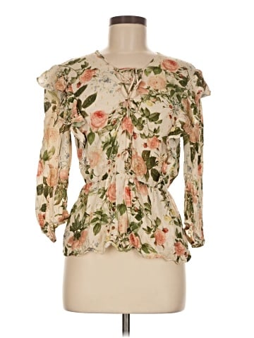 Zara 3/4 Sleeve Blouse (view 1)