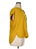 Rose + Olive Yellow Short Sleeve Blouse Size XL - photo 4