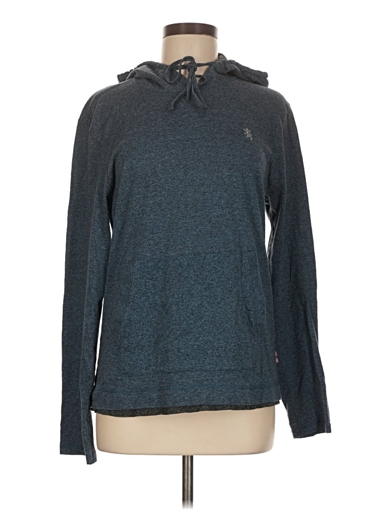 Pre-owned Assorted Brands Fleece Jacket In Blue