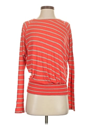 Bordeaux Long Sleeve Top (view 1)