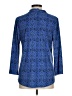 JM Collection Paisley Blue 3/4 Sleeve Blouse Size M - photo 2