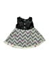 Real Love 100% Polyester Chevron-herringbone Gray Dress 9-12 MO / 12 MO - photo 2