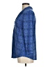 JM Collection Paisley Blue 3/4 Sleeve Blouse Size M - photo 5