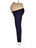 Motherhood Solid Blue Active Pants Size Lg Maternity - photo 5