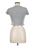 Topshop Gray Short Sleeve Turtleneck Size 8 - photo 2