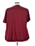 Unbranded Burgundy Short Sleeve Blouse Size 5X - photo 2