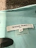 Gerard Darel 100% Silk Teal Short Sleeve Silk Top Size 10 (42) - photo 6
