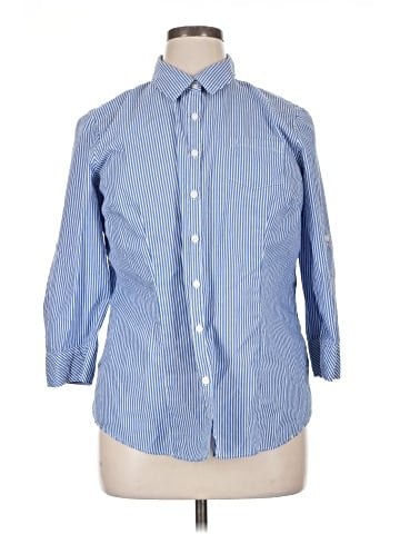 Van Heusen 3/4 Sleeve Button-Down Shirt (view 1)