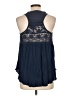 Map To Mars 100% Rayon Blue Sleeveless Blouse Size L - photo 2