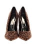 Torta Caliente Animal Print Brown Heels Size 7 - photo 2