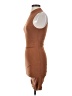 Express Solid Brown Casual Dress Size XS - photo 5