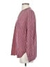 CAbi 100% Polyester Stripes Red Long Sleeve Blouse Size S - photo 5