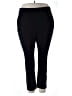 Ava & Viv Solid Black Active Pants Size 2X - photo 1