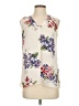 Violet & Claire 100% Polyester Floral Ivory Sleeveless Blouse Size S - photo 1